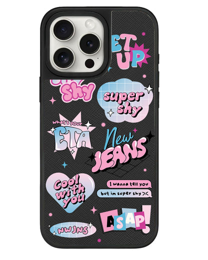 iPhone Leather Grip - New Jeans Super Shy