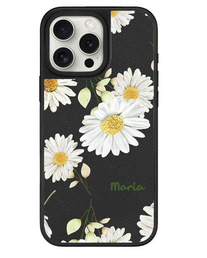 iPhone Leather Grip - October Chrysanthemum