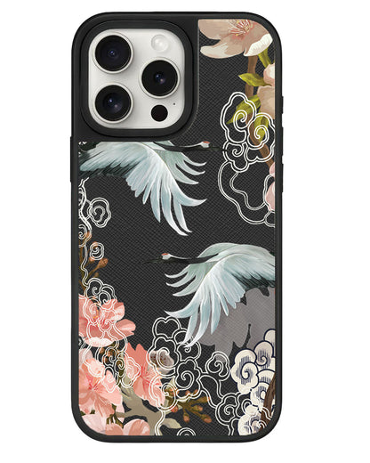 iPhone Leather Grip - Oil Painting Bird