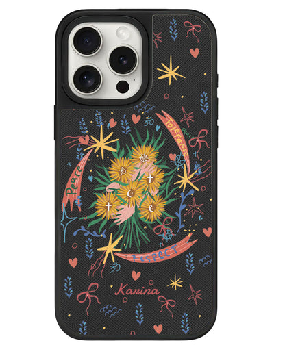 iPhone Leather Grip - Peace