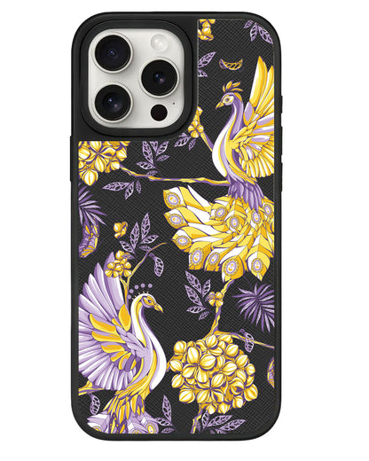 iPhone Leather Grip - Peacock 3.0