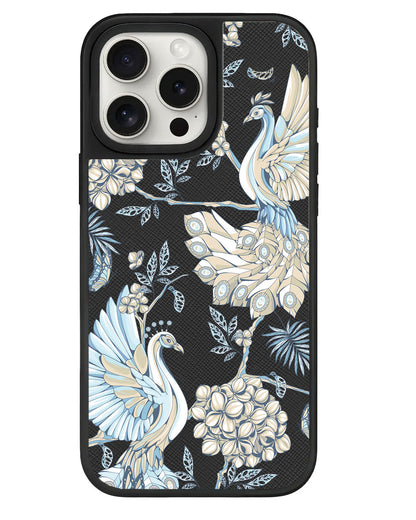 iPhone Leather Grip - Peacock 5.0