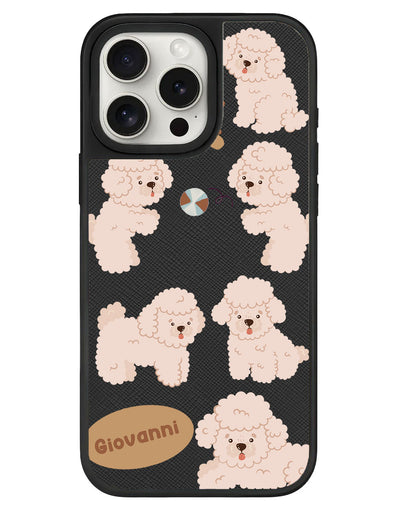 iPhone Leather Grip - Poodle Squad 2.0