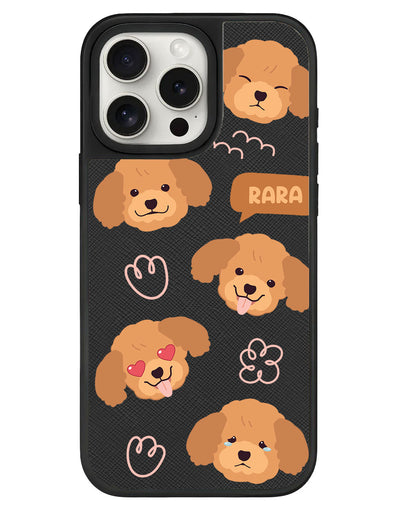 iPhone Leather Grip - Poodle Squad 3.0
