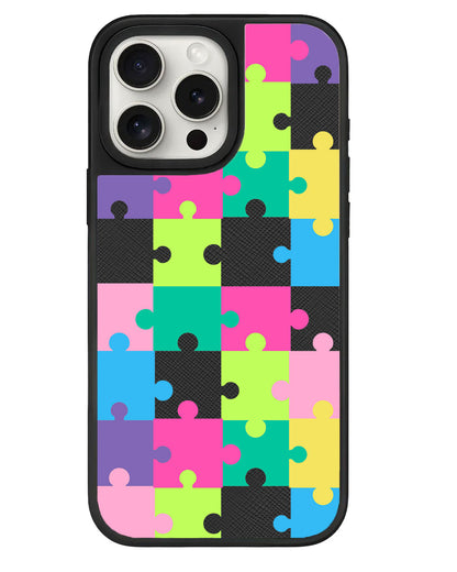 iPhone Leather Grip - Puzzle Piece