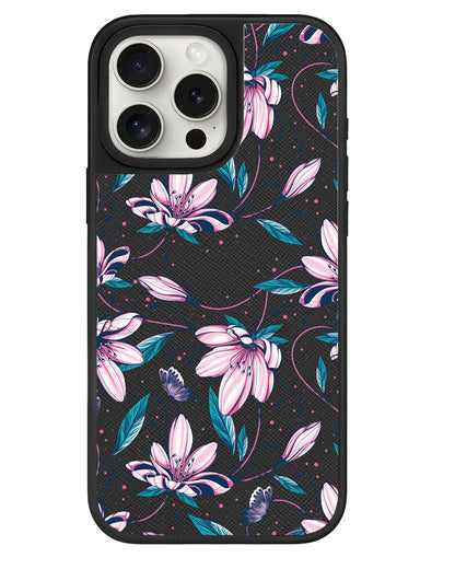 iPhone Leather Grip - Pink Tulip