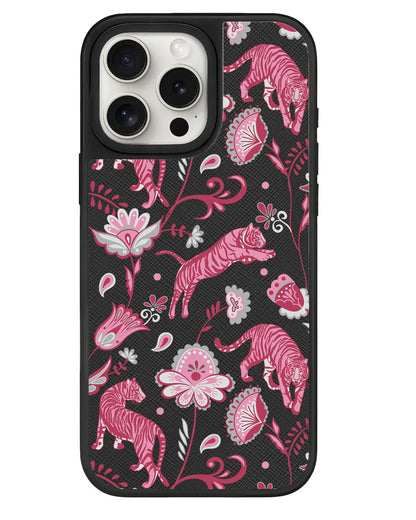 iPhone Leather Grip - Tiger & Floral 7.0