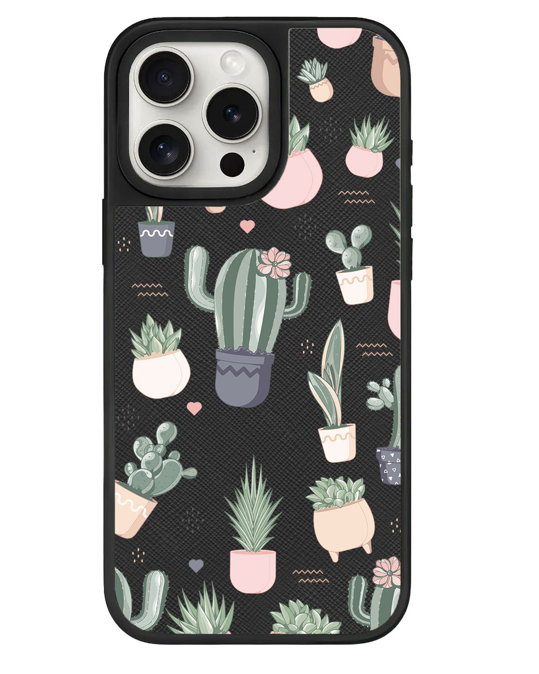 iPhone Leather Grip Case - Cactus 2.0