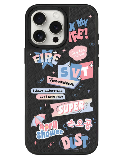 iPhone Leather Grip - Seventeen Super