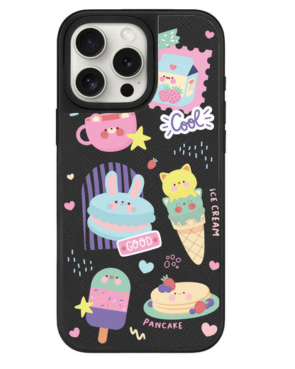 iPhone Leather Grip - Sweet Cafe