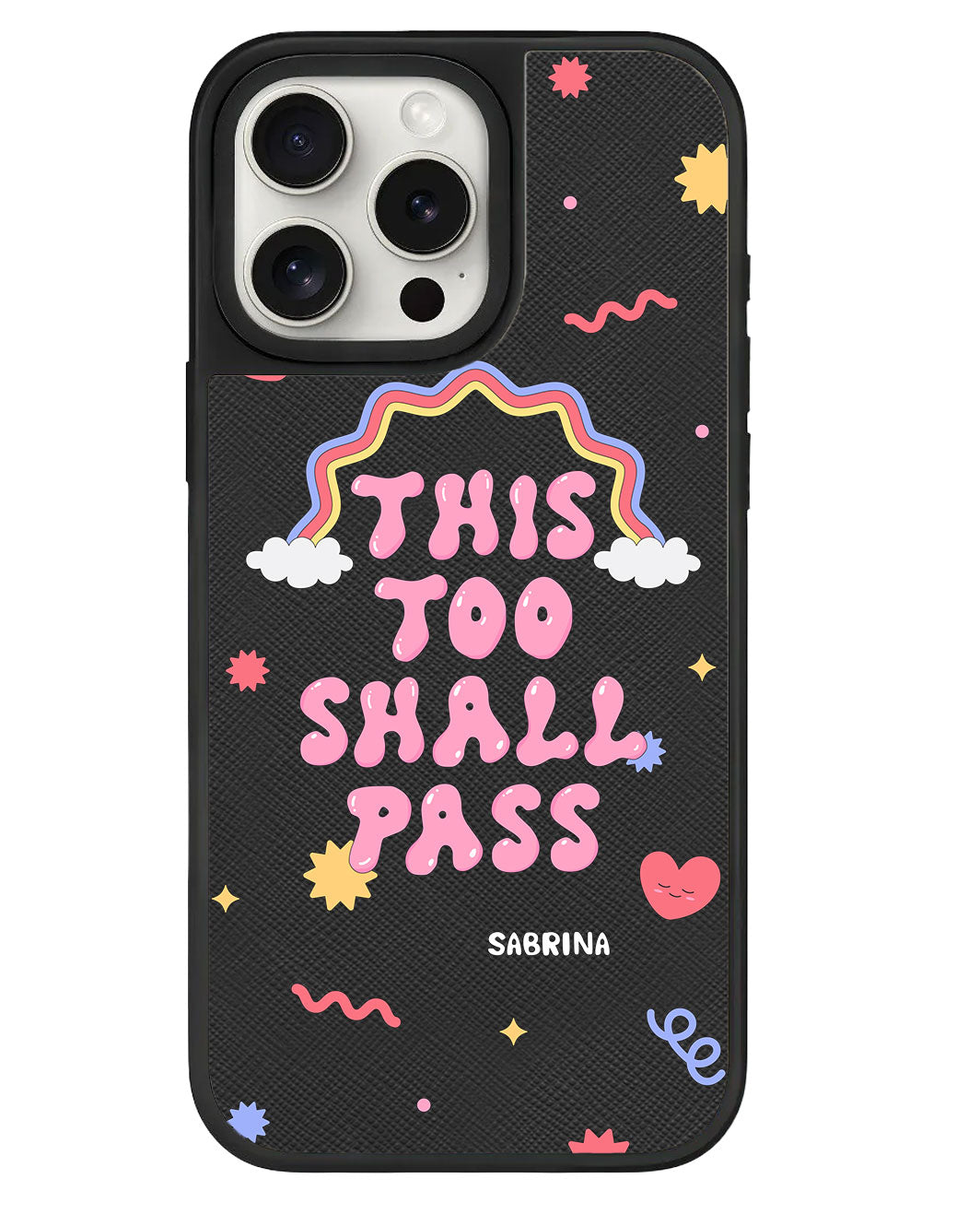 iPhone Leather Grip - This Too Shall Pass