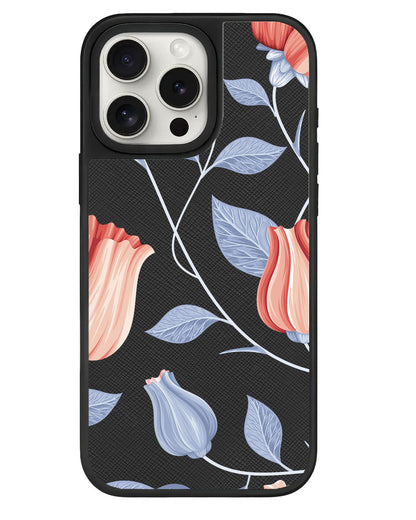 iPhone Leather Grip - Red Tulip