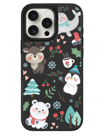 iPhone Leather Grip - Winter