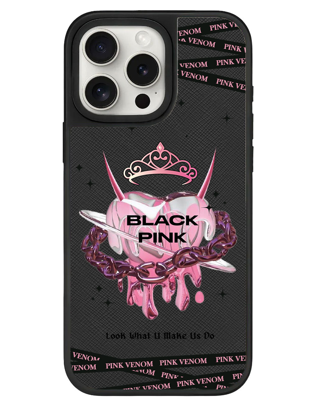 iPhone Leather Grip Case - It's Blackpink