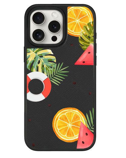 iPhone Leather Grip - Caribbean Vibes