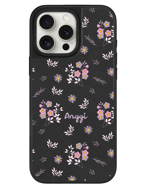 iPhone Leather Grip Case -  Cherry Blossom