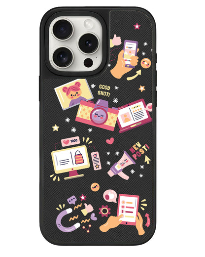 iPhone Leather Grip - Content Creator