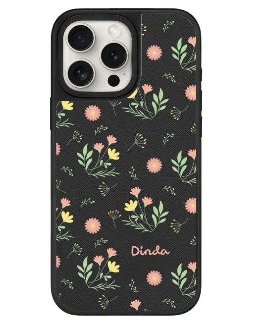 iPhone Leather Grip Case - Dandelion