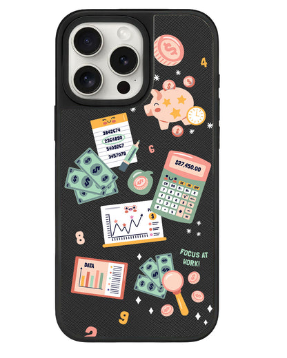 iPhone Leather Grip - Finance