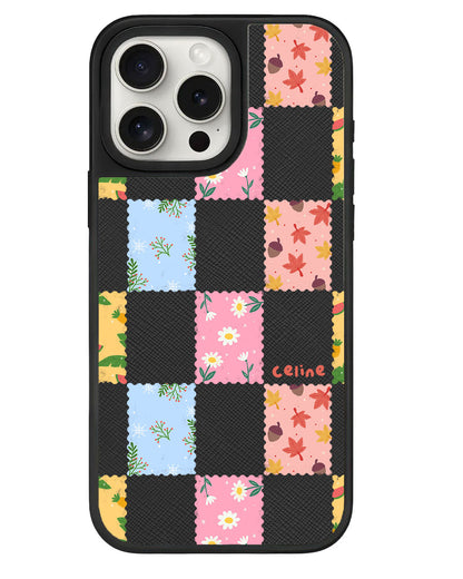 iPhone Leather Grip - Four Seasons Stamps