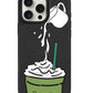 iPhone Leather Grip Case - Greentea Matcha Frappe