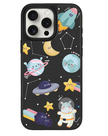 iPhone Leather Grip - Galaxy (Artevefacts)