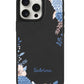 iPhone Leather Grip Case - Blue Florals