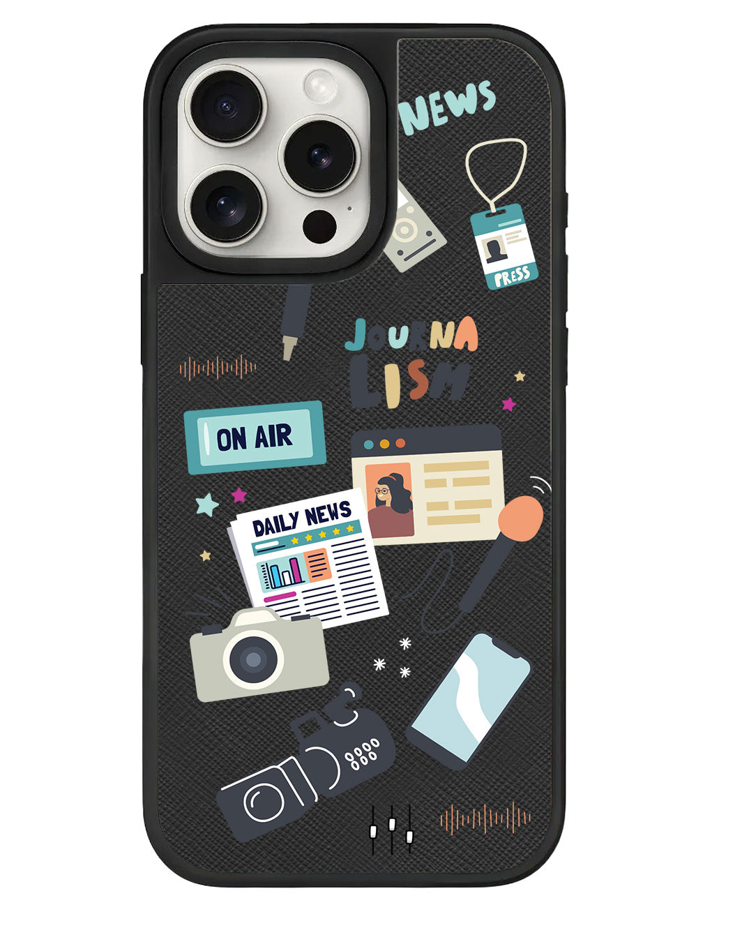 iPhone Leather Grip - Journalist