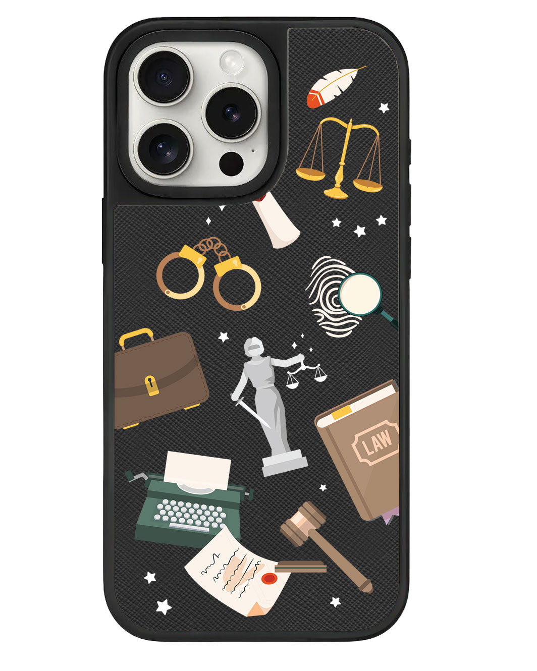 iPhone Leather Grip - Lawyer