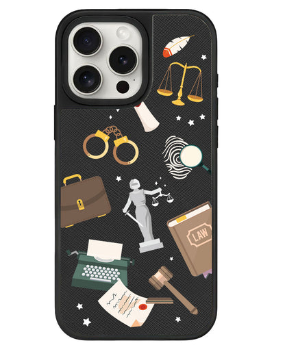 iPhone Leather Grip - Lawyer