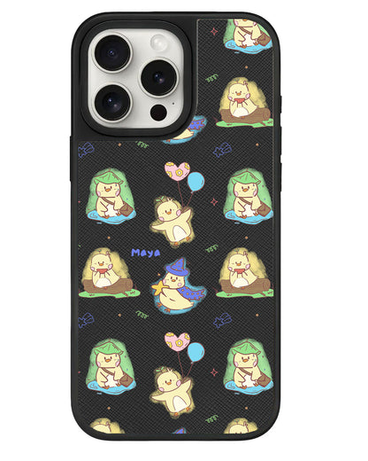 iPhone Leather Grip - Little Duck