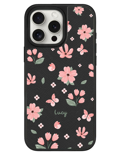 iPhone Leather Grip - Pink Delight