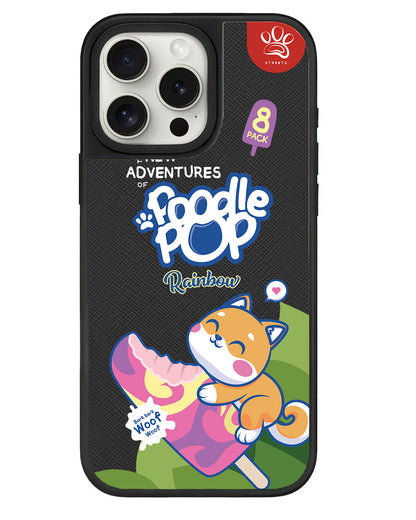 iPhone Leather Grip - Poodle Pop