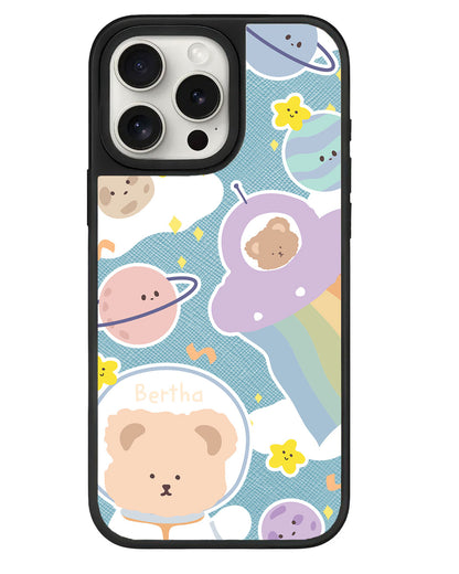 iPhone Leather Grip - Astrobear