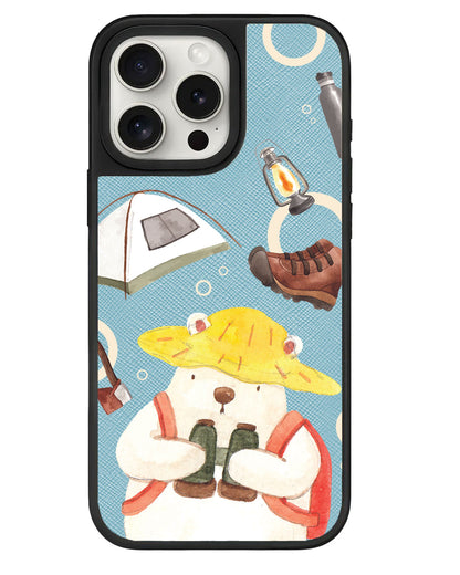 iPhone Leather Grip - Adventure of Bear