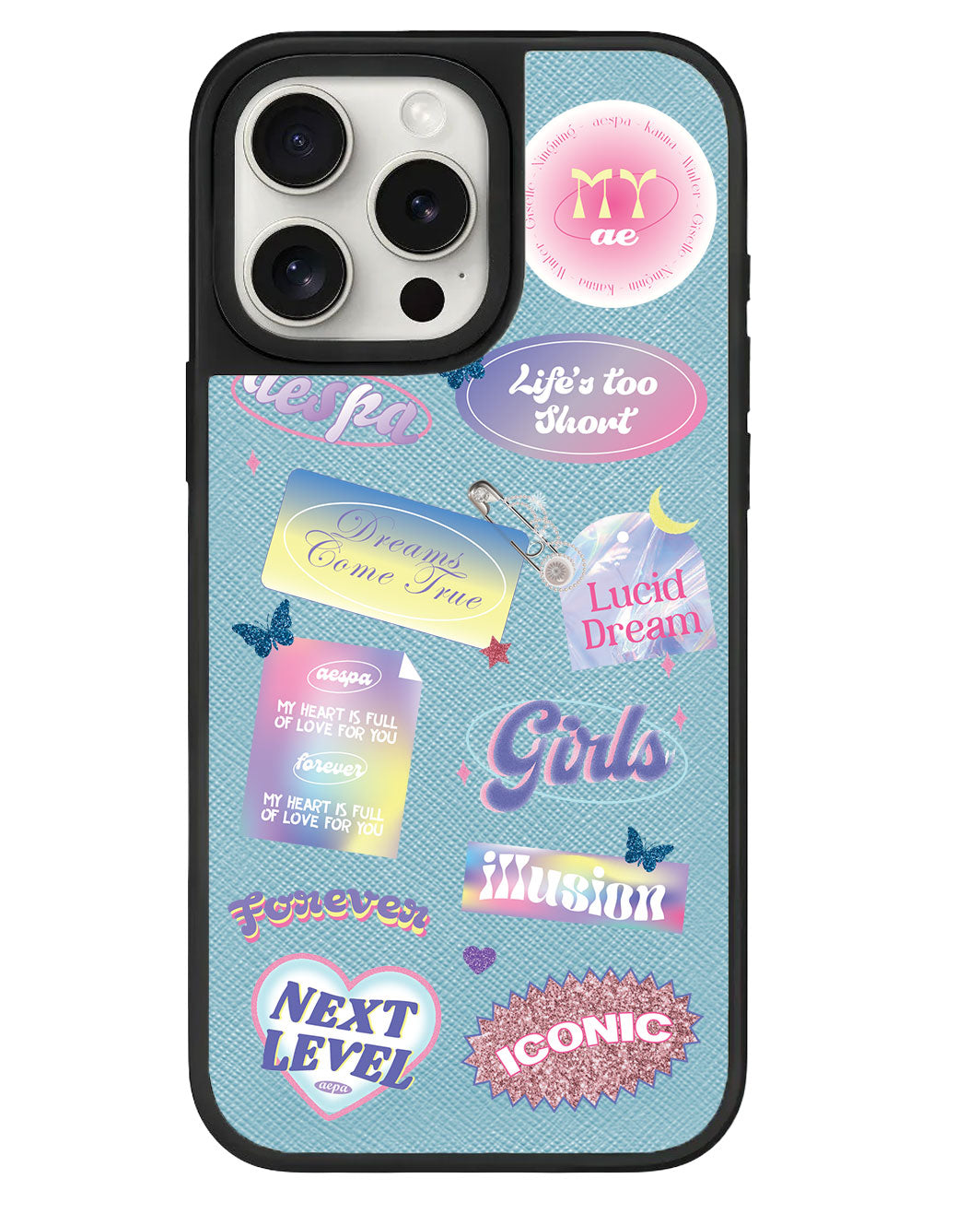 iPhone Leather Grip Case - Aespa Girls Pack