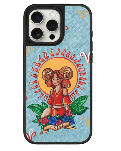 iPhone Leather Grip - Aries