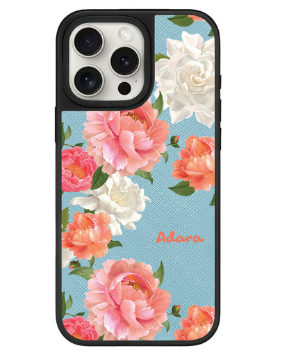 iPhone Leather Grip - August Peony