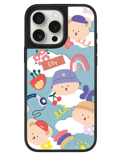 iPhone Leather Grip - Bear in Style