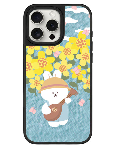 iPhone Leather Grip - Bunny Ukulele