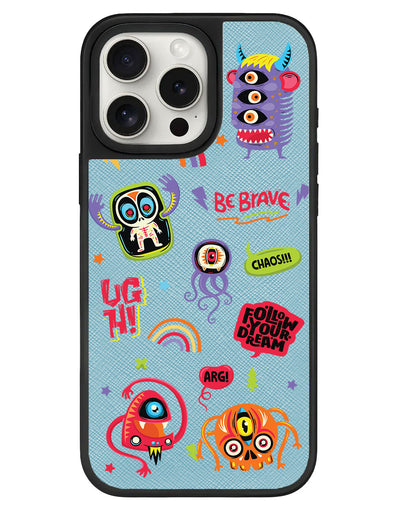 iPhone Leather Grip - Baby Monster Holo