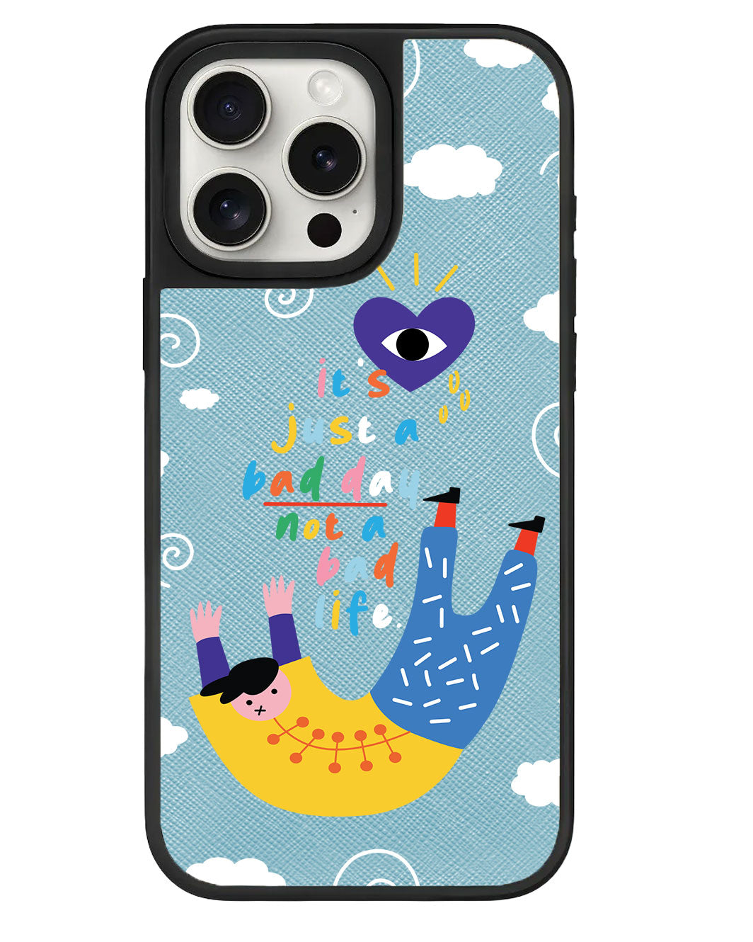 iPhone Leather Grip - Bad Day