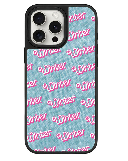 iPhone Leather Grip - Barbie Monogram
