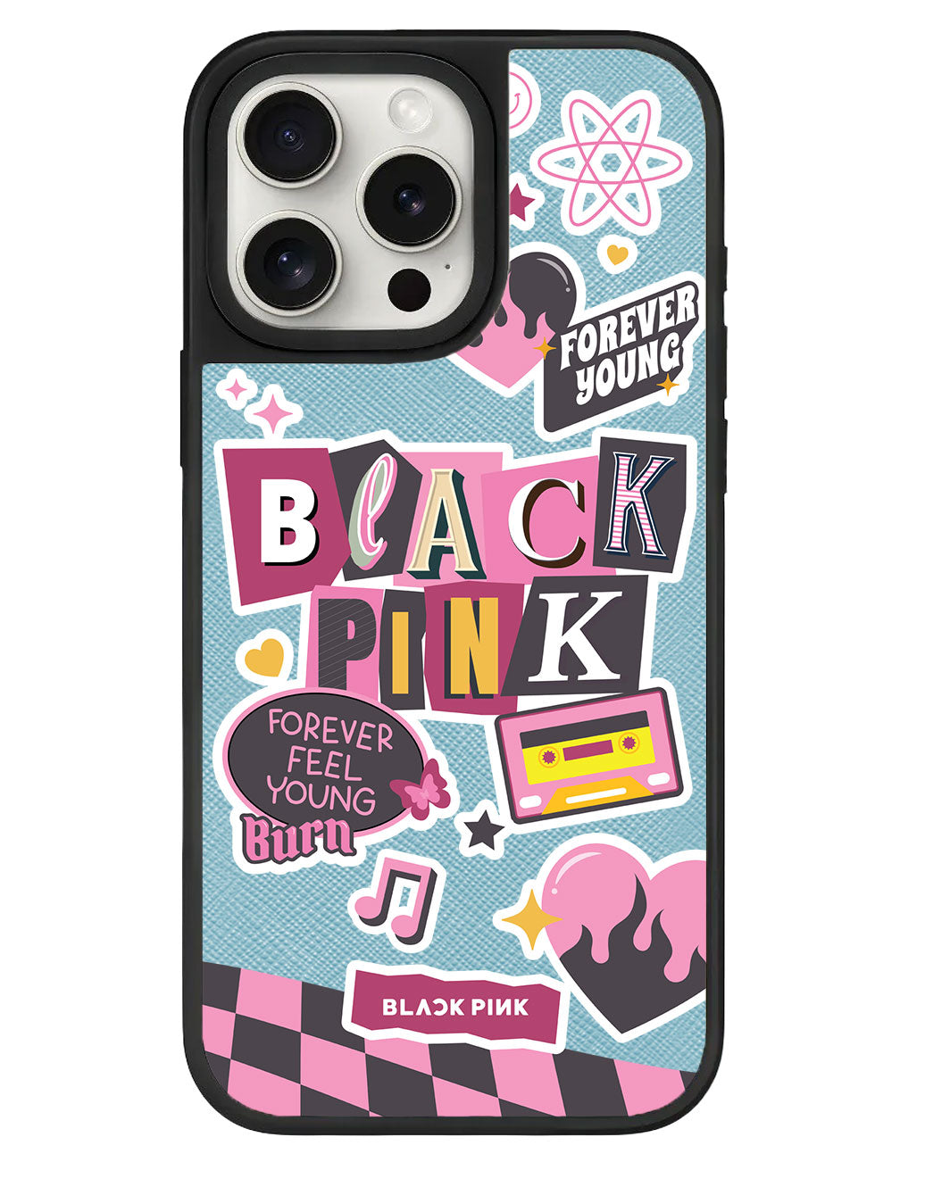 iPhone Leather Grip Case - Blackpink Forever Young