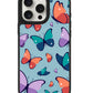 iPhone Leather Grip Case - Butterfly