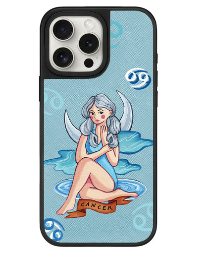 iPhone Leather Grip - Cancer