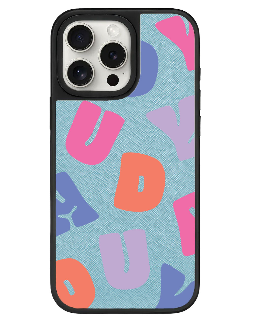 iPhone Leather Grip - Chubby Monogram