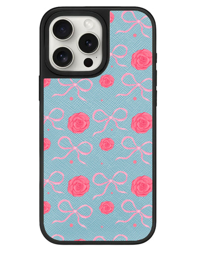 iPhone Leather Grip - Coquette Rose