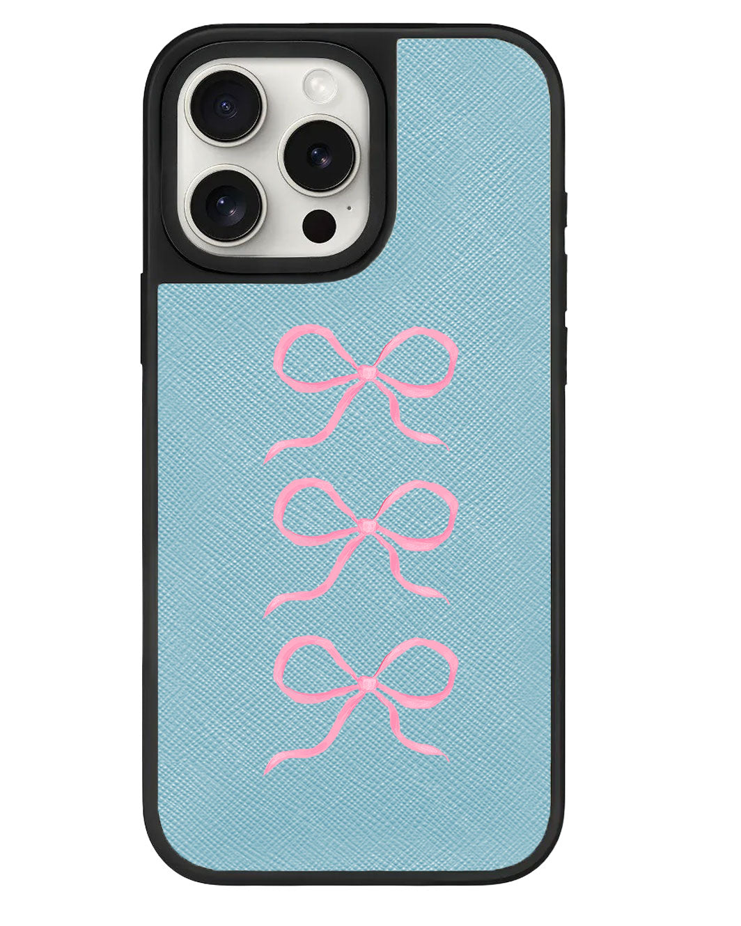 iPhone Leather Grip - Coquette Triple Bow