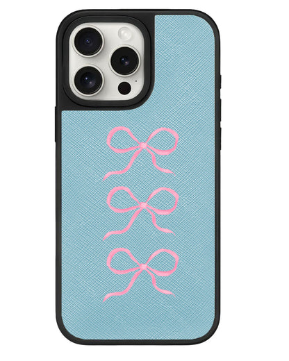 iPhone Leather Grip - Coquette Triple Bow